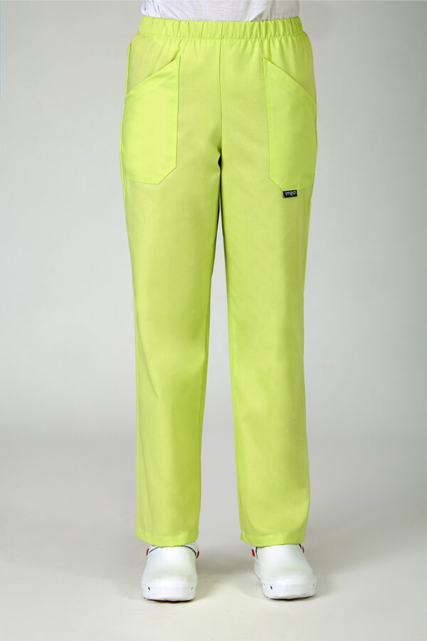 Pantalone Sanitario unisex verde acido