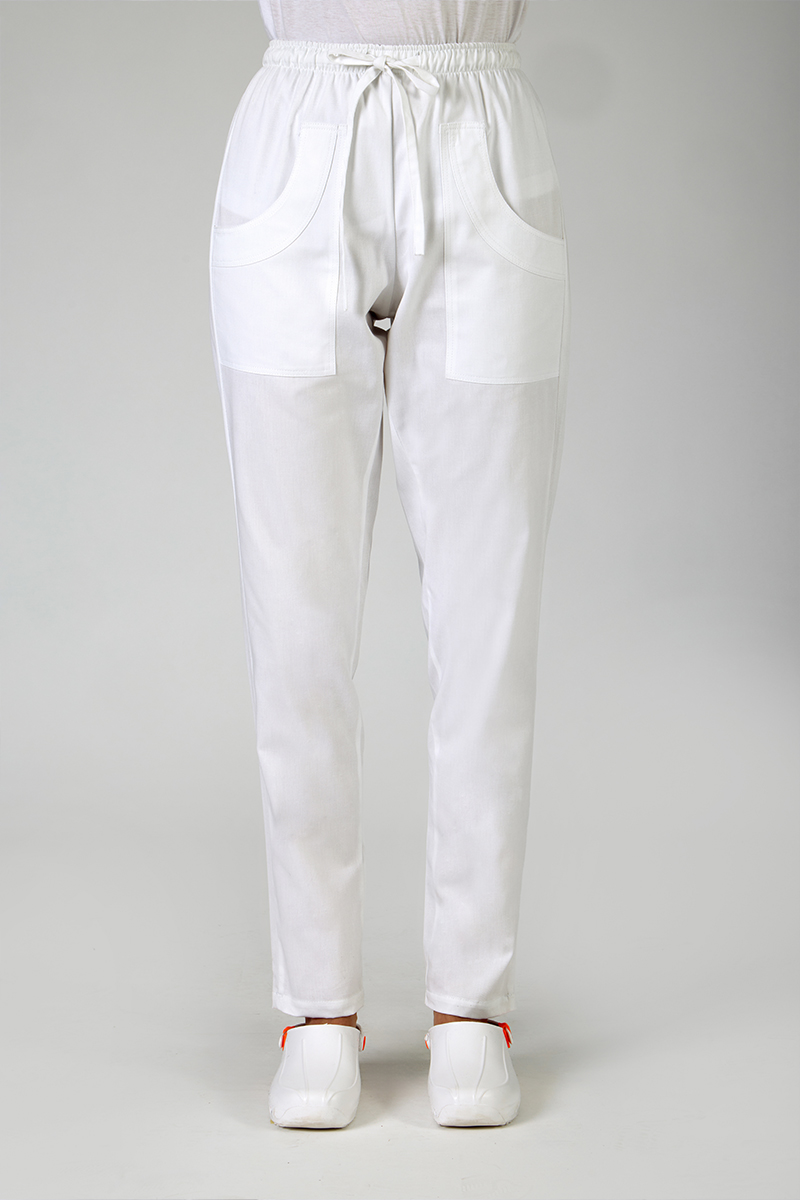 Pantalone Sanitario donna con coulisse bianco