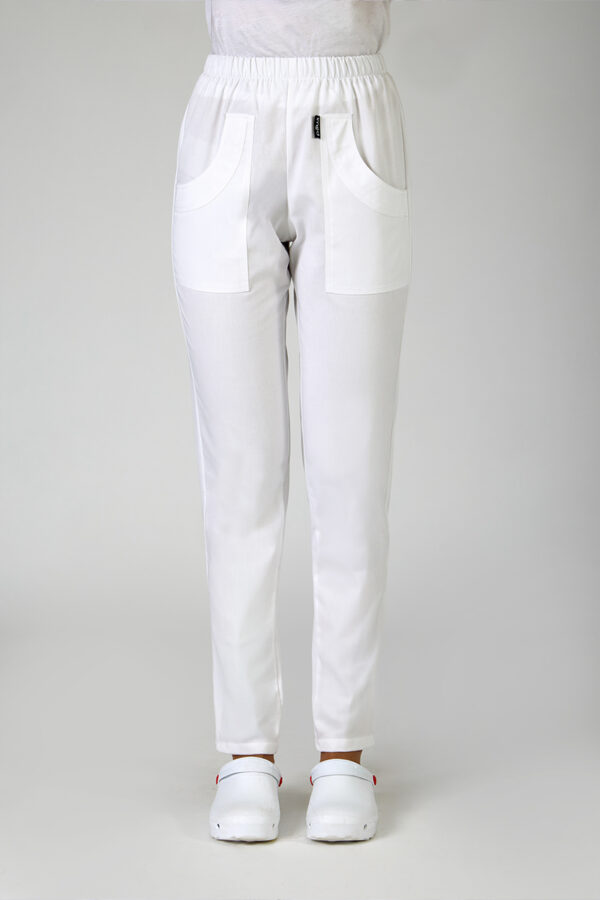 Pantalone  Sanitario donna bianco