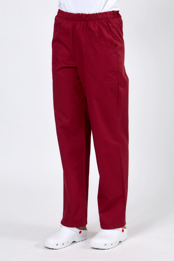 Pantalone  Sanitario unisex bordeaux