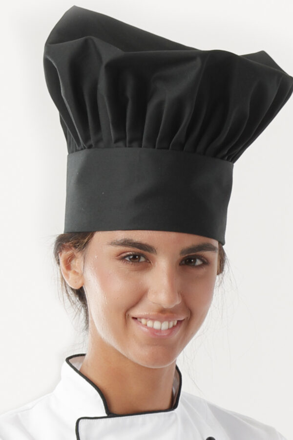 Cappello chef nero