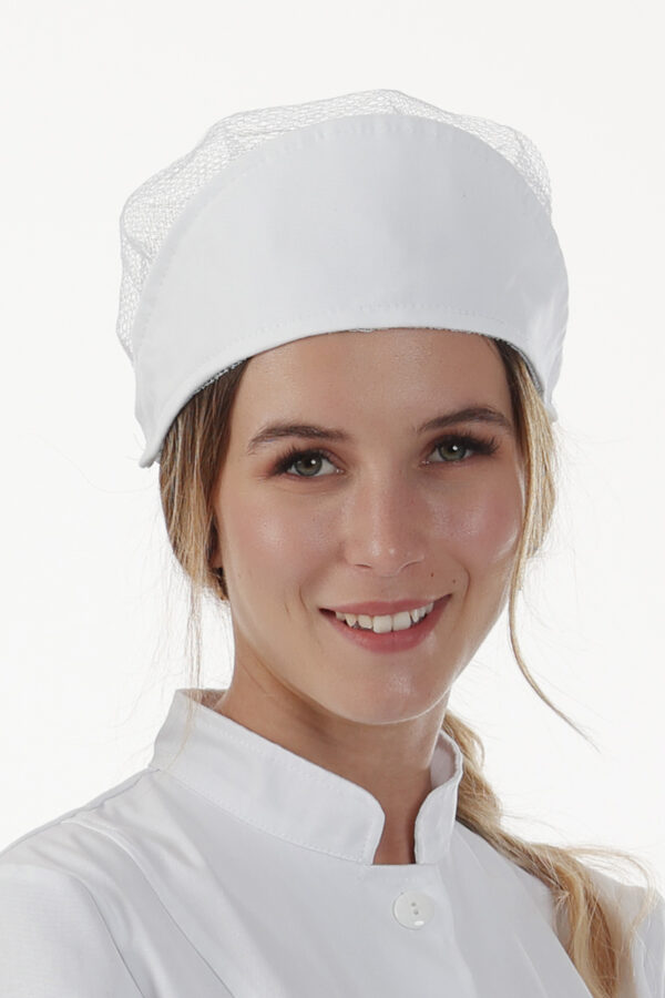 Cuffia a rete bianca