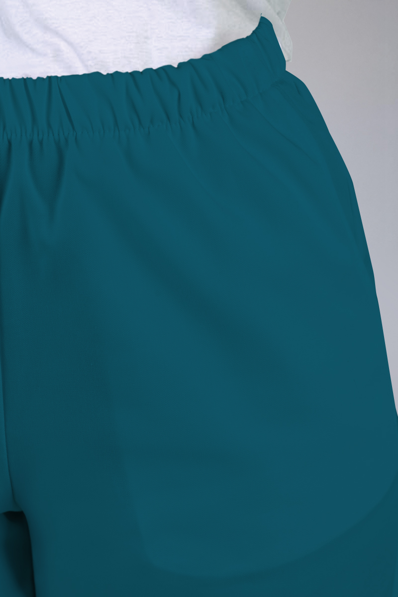 Pantalone Sanitario unisex a sigaretta petrolio - immagine 2