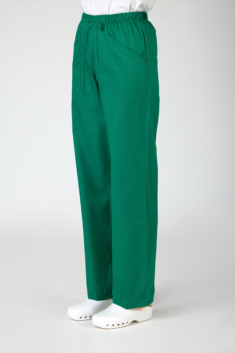Pantalone Sanitario unisex con coulisse verde chirurgico - immagine 3