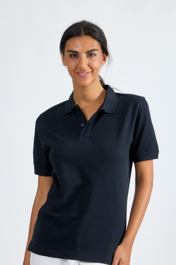 Polo unisex blu
